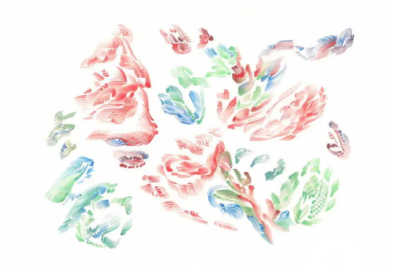 807_Christine-Leins_Eitempera _o.T._2019_60x50cm